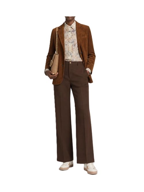 Robyn tailored jacket single breasted notch lapel  Golden Goose | GWP02785.P002658.55816CAMBRIDGE BROWN